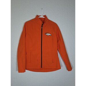 Denver Broncos Women's 3 Layer Soft Shell Bonded Jacket Water Resistant Medium